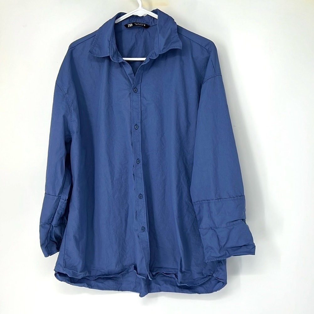 Zara EUC men’s button down shirt size large